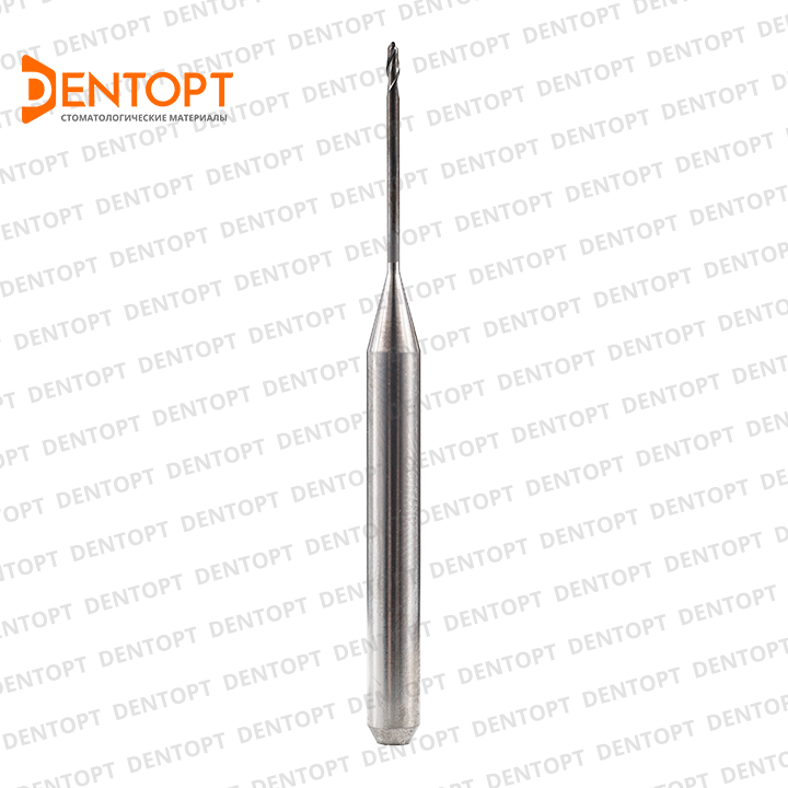 Зуботехническая фреза D=1.0 mm (shank 4 mm - 50 mm) DC по циркону для станков Roland