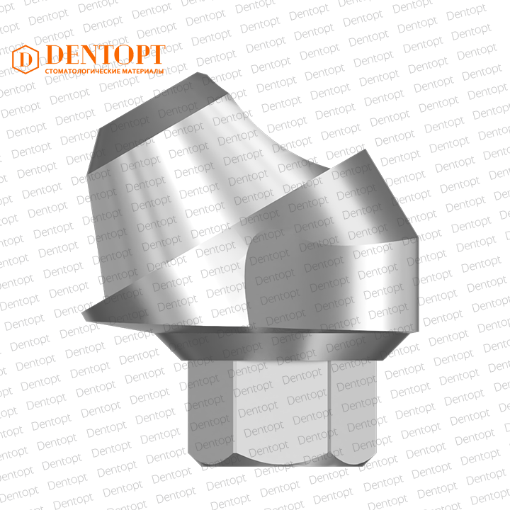 Абатмент угловой мультиюнит, совместимый с MIS Multi-Unit 3.75, G/H=2.5, угол=30°