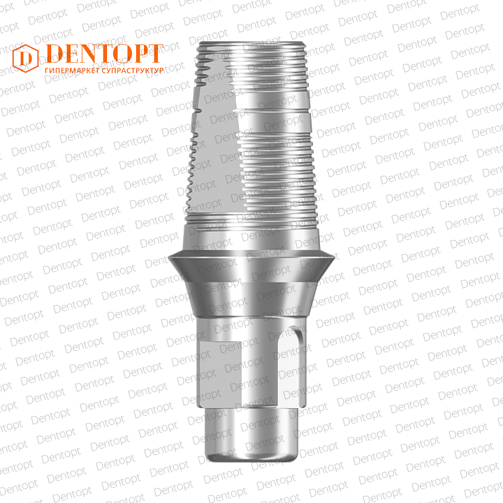 GeoMEDI титановое основание, совместимое с Straumann Bone Level RC 4.1/4.8 G/H=1.3, одиночка