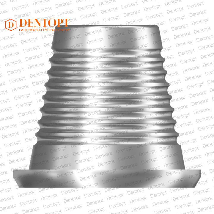 Титановое основание, колпачок, совместимый с Straumann Bone level Multi-Unit D=4.6, мост