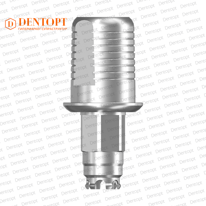 Титановое основание Flat, совместимое с Biomet 3i Certain 3.4 G/H=0.5, одиночка