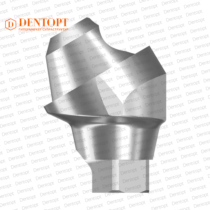 Абатмент угловой мультиюнит, совместимый с Nobel Active Multi-Unit RP, G/H=3.5, угол=30°