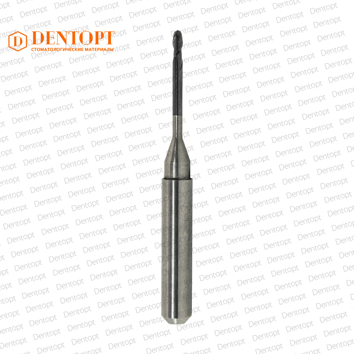 Зуботехническая фреза D=2.0 mm (shank 6 mm - 54 mm) по циркону для станков Arum