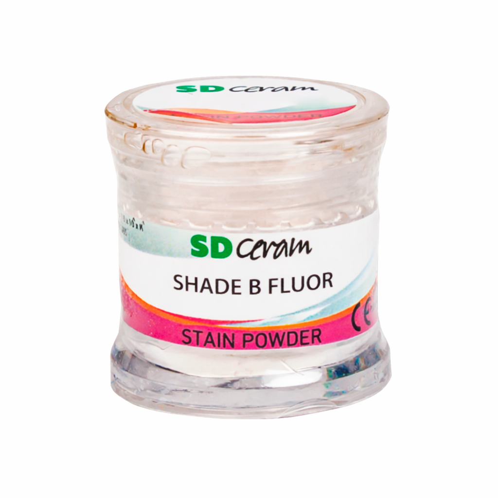 SD Ceram Stain Powder, Shade B Fluor, порошковый краситель