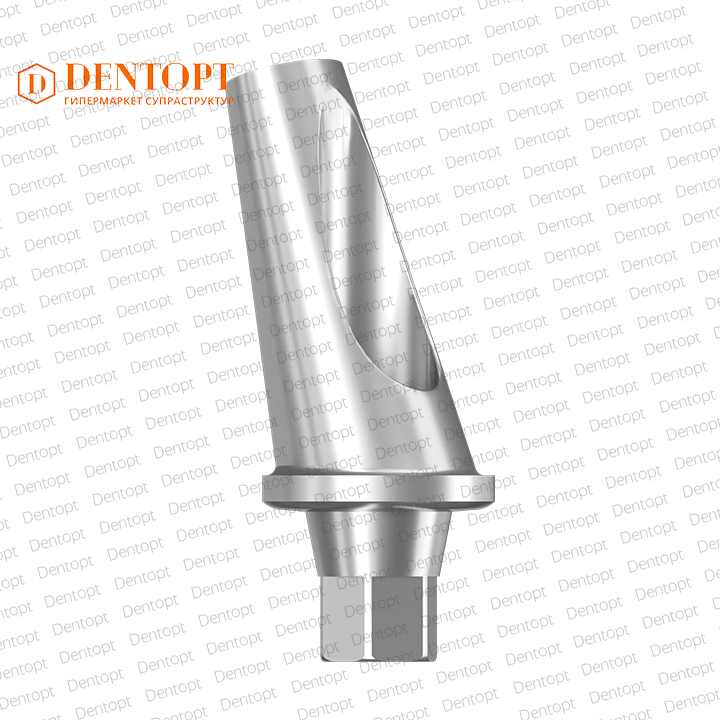 Абатмент угловой, совместимый с Osstem TS Mini G/H=1.0 Угол=15°, одиночка