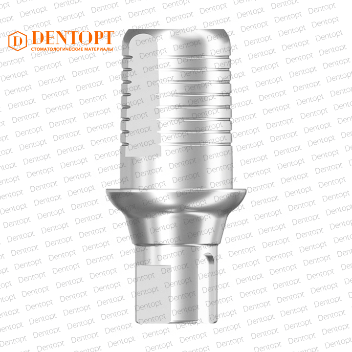 Титановое основание Flat, совместимое с Straumann Bone Level NC G/H=1.1, одиночка