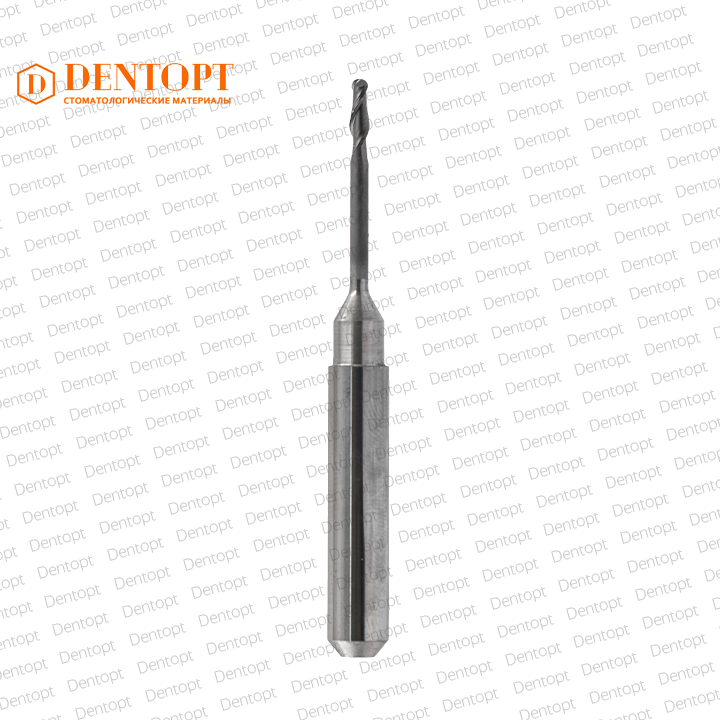 Зуботехническая фреза  D=2.0 mm (shank 6 mm - 54 mm) DC по циркону для станков Arum