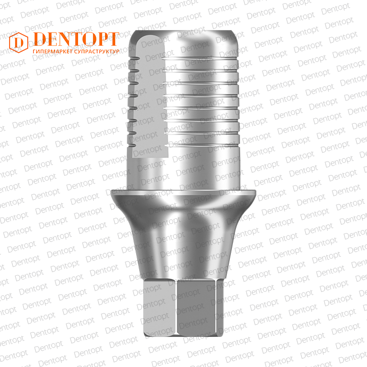 Титановое основание Flat, совместимое с Osstem TS Mini G/H=1.5, одиночка