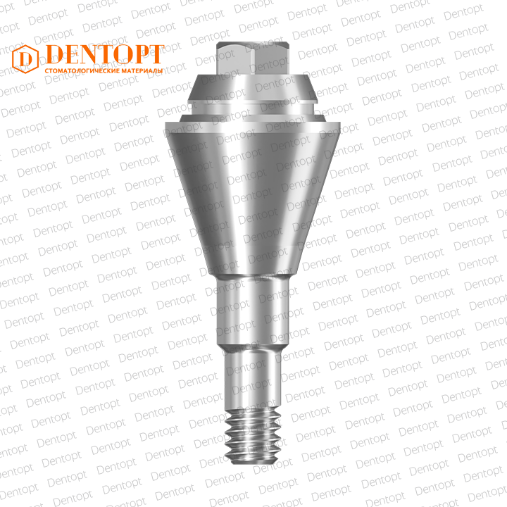 Абатмент прямой, совместимый с Straumann Bone Level Multi-Unit NC G/H=3.5 D=4.8