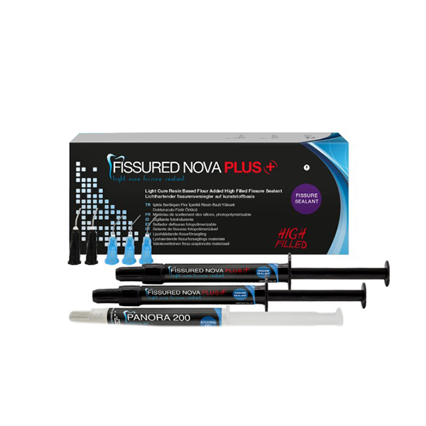 Жидкотекучий композит, герметик для фиссур IMICRYL Fissured Nova PLUS, цвет прозрачный + panora 200