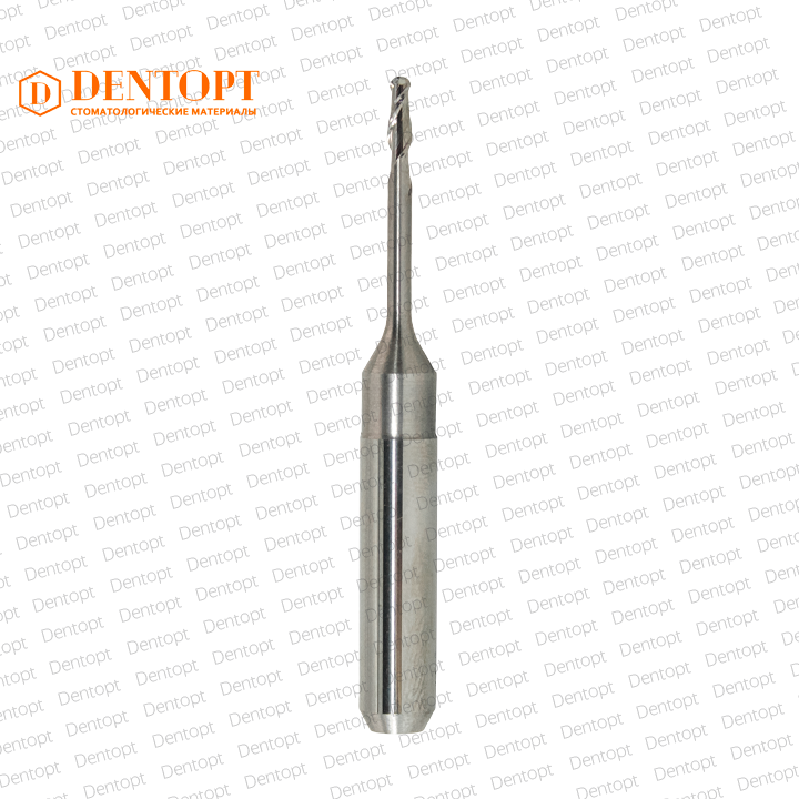 Зуботехническая фреза D=2.0 mm (shank 6 mm - 50 mm) по ПММА для станков Zirkonzahn