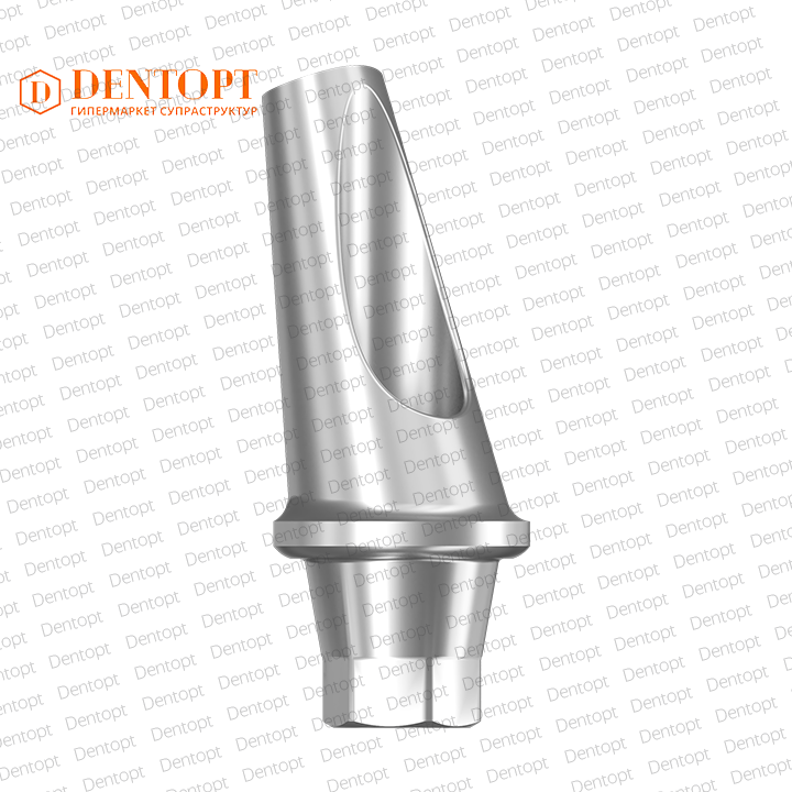 Абатмент угловой, совместимый с Osstem TS Regular G/H=1.0 Угол=15°, одиночка