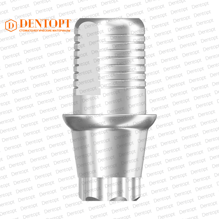 Титановое основание Flat, совместимое с DIO SM RP G/H=1.0, одиночка