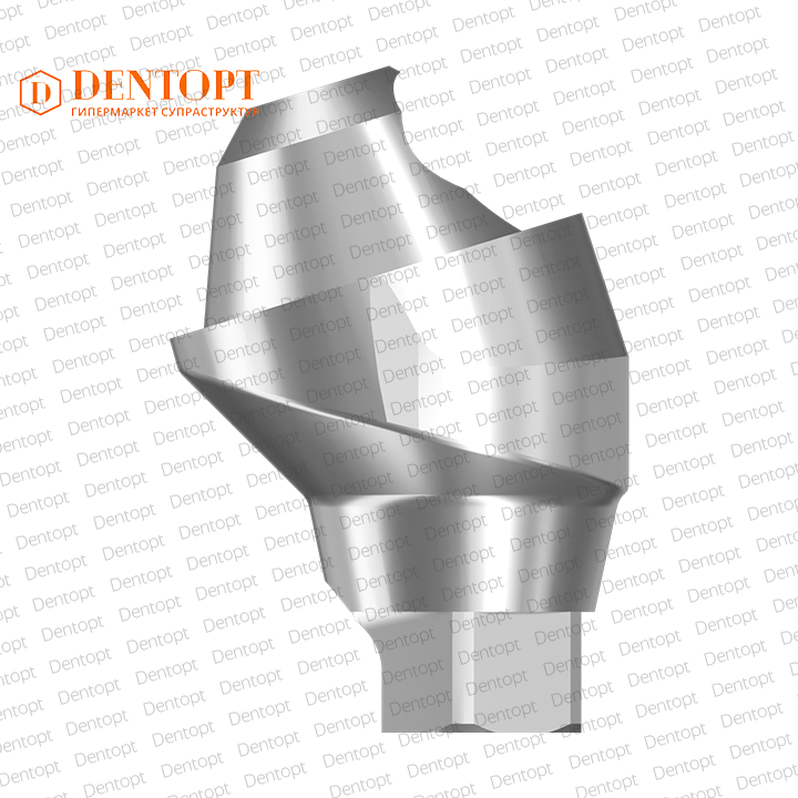 Абатмент угловой мультиюнит, совместимый с Nobel Active Multi-Unit RP, G/H=3.5, угол=17°