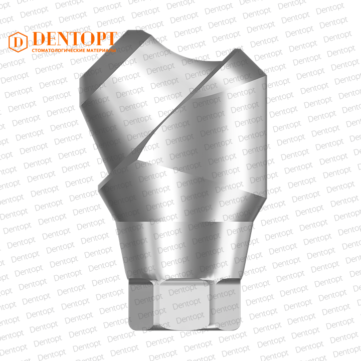 Абатмент угловой мультиюнит, совместимый с Osstem TS Regular Multi-Unit, G/H=4.5, угол=45°