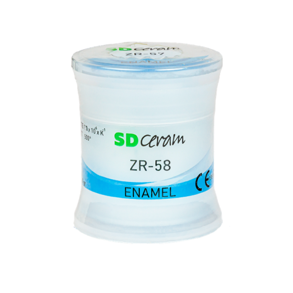 SD Ceram, эмаль для циркнония, Enamel ZR 58, 20г