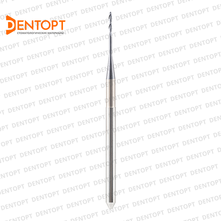 Зуботехническая фреза  D=1.0 mm (shank 3 mm - 57 mm) DLC по циркону для станков Zirkonzahn