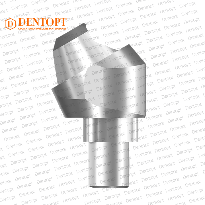 Абатмент угловой мультиюнит, совместимый с Nobel Replace Multi-Unit RP, G/H=4.0, угол=30°