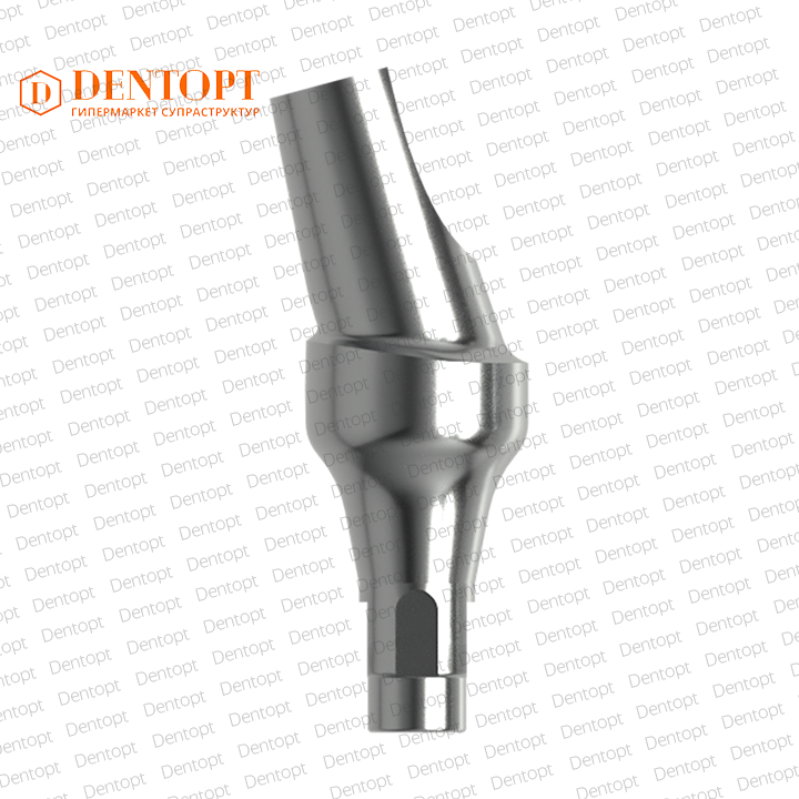 Абатмент угловой, совместимый с Straumann Bone Level RС G/H= 3.0 Угол=15°, одиночка
