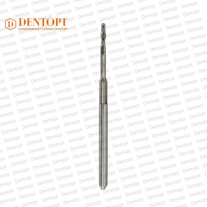 Зуботехническая фреза D=2.0 mm (shank 3 mm - 50 mm) по ПММА для станков Zirkonzahn