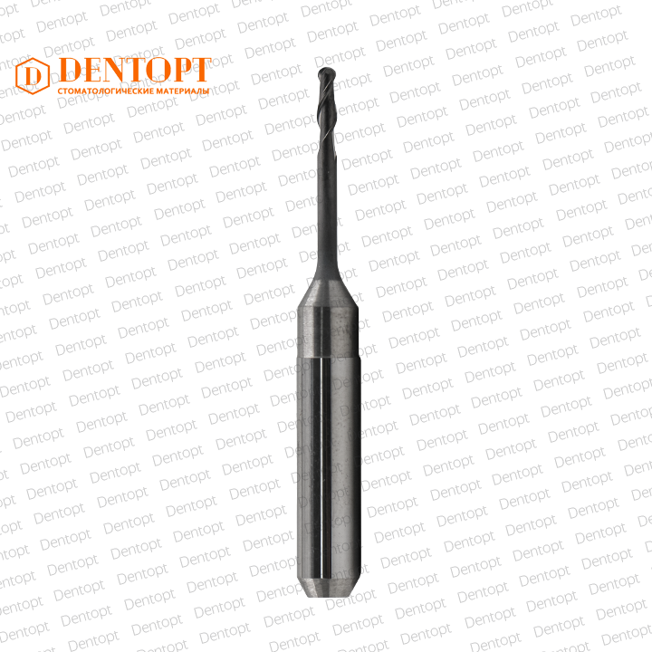 Зуботехническая фреза D=2.0 mm (shank 6 mm - 50 mm) DC  по циркону для станков Zirkonzahn