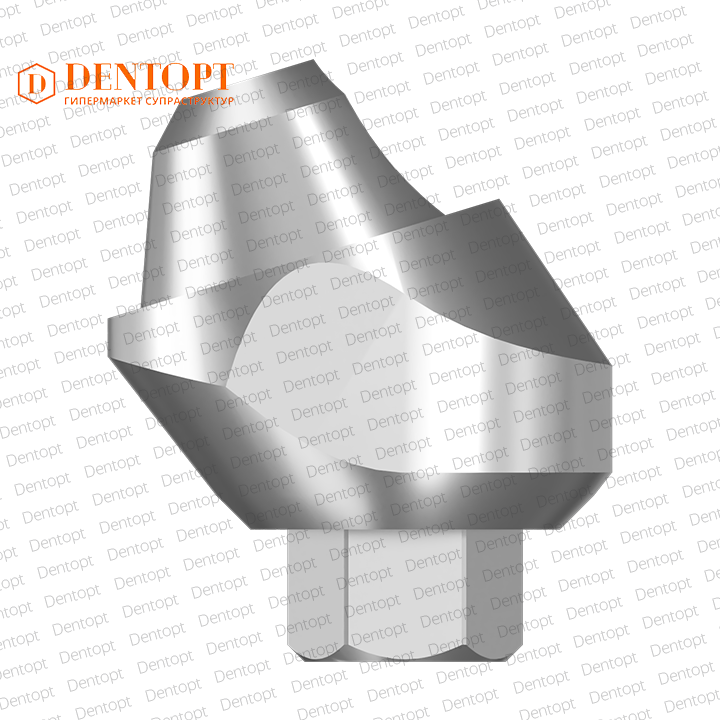 Абатмент угловой мультиюнит, совместимый с MIS Multi-Unit 4.2, G/H=3.5, угол=17°