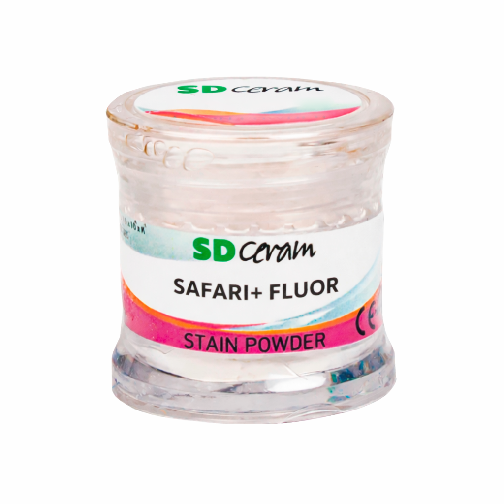 SD Ceram Stain Powder, Safari+ Fluor, порошковый краситель