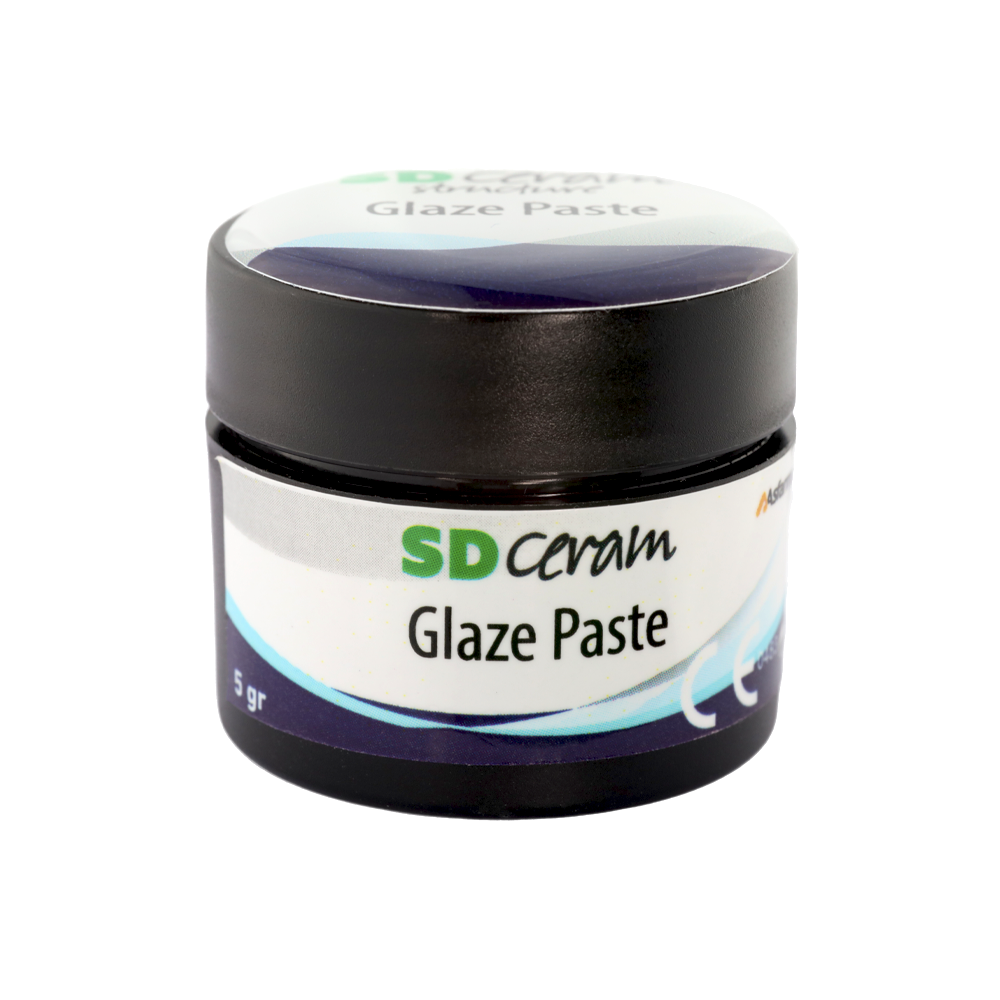SD Ceram Glaze Paste, пастообразная, флуоресцентная глазурь для ZR, MC и emax, 5 г