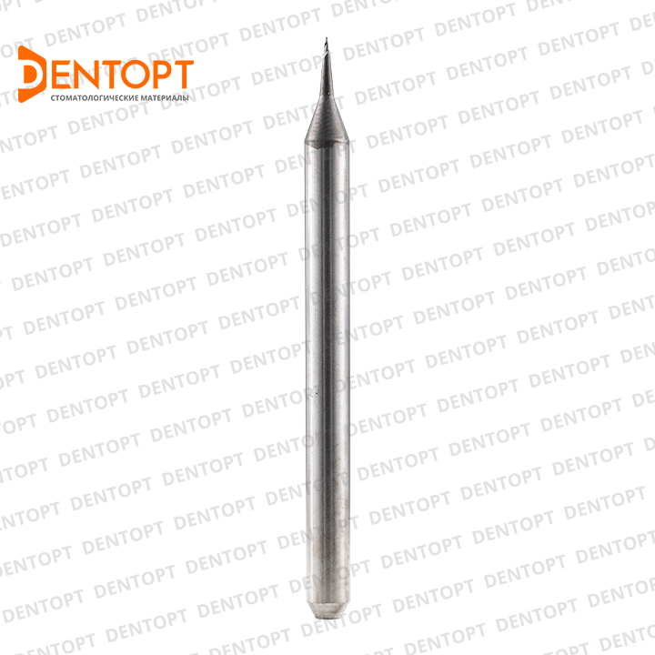 Зуботехническая фреза D=0.3 mm (shank 4 mm - 50 mm) DC по циркону для станков Roland