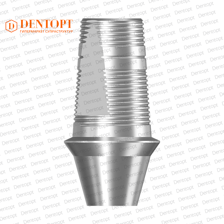 GeoMEDI титановое основание, совместимое с Straumann Bone Level RC 4.1/4.8 G/H=1.3, мост