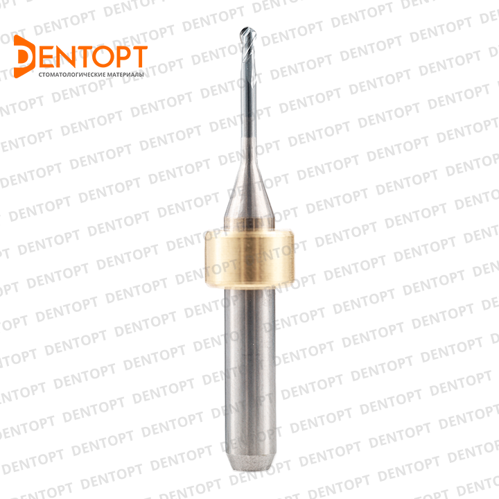 Зуботехническая фреза сферическая D=2.0 mm (shank 6 mm - 15 mm) L3 по металлу для станков Imes-Icore