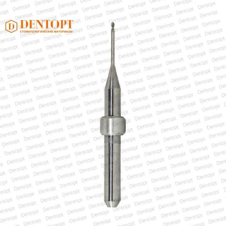 Зуботехническая фреза D=1.0 mm (shank 4 mm - 54 mm) по ПММА для станков Arum