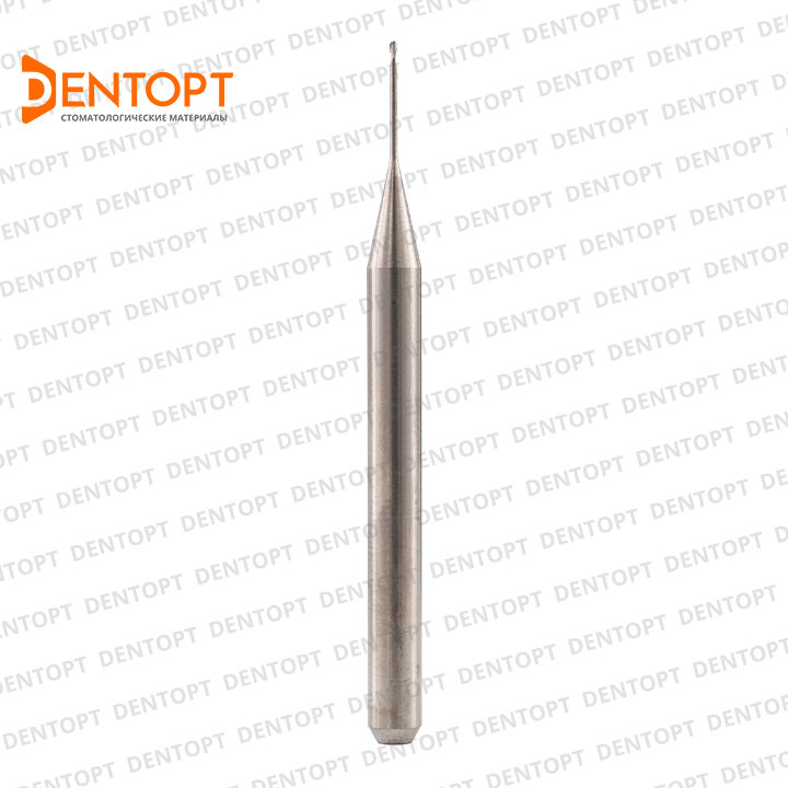 Зуботехническая фреза D=0.6 mm (shank 4 mm - 50 mm) по ПММА для станков Roland