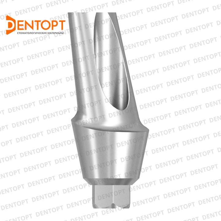 Абатмент угловой, совместимый с A.B. Dental 3.75 G/H= 2.0 Угол=15°, одиночка