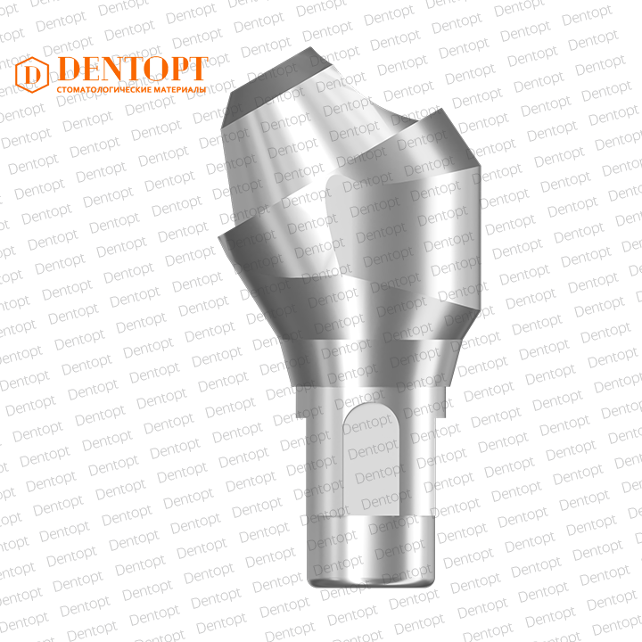 Абатмент угловой мультиюнит, совместимый с Straumann Bone Level Multi-Unit RC, G/H=4.5, угол=30°