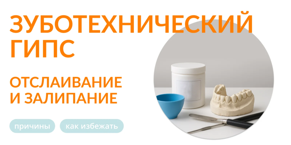 Почему зуботехнический гипс залипает или отслаивается в форме