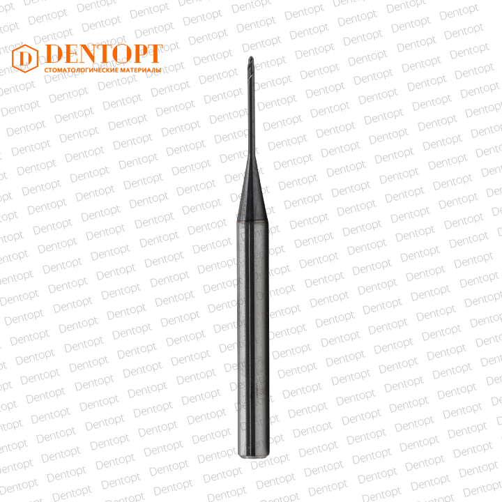 Зуботехническая фреза D=1.0 mm (shank 4 mm - 50 mm) по циркону для станков Roland