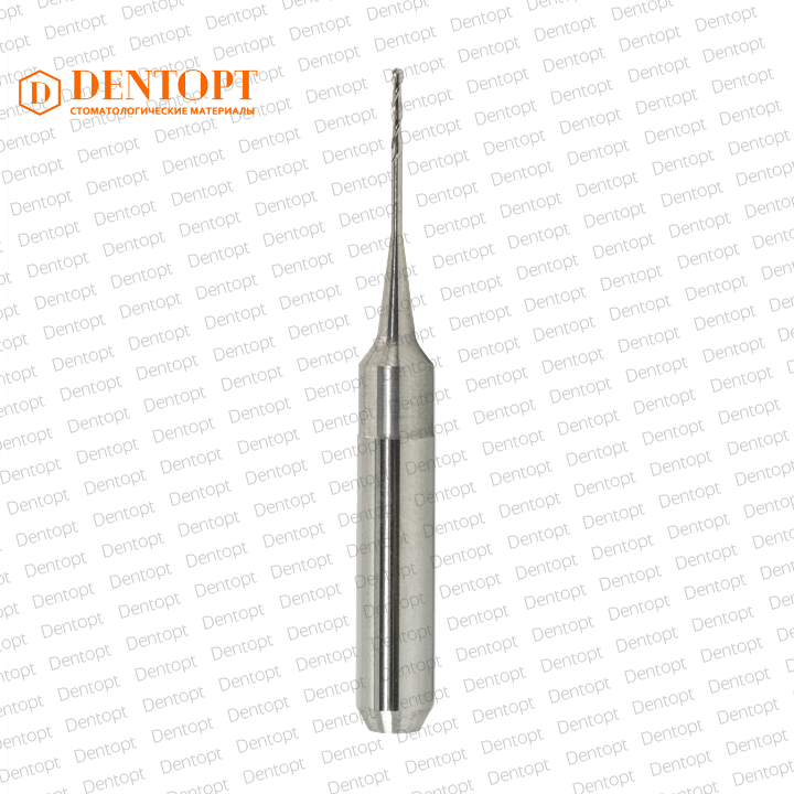 Зуботехническая фреза D=1.0 mm (shank 6 mm - 50 mm) по ПММА для станков Zirkonzahn