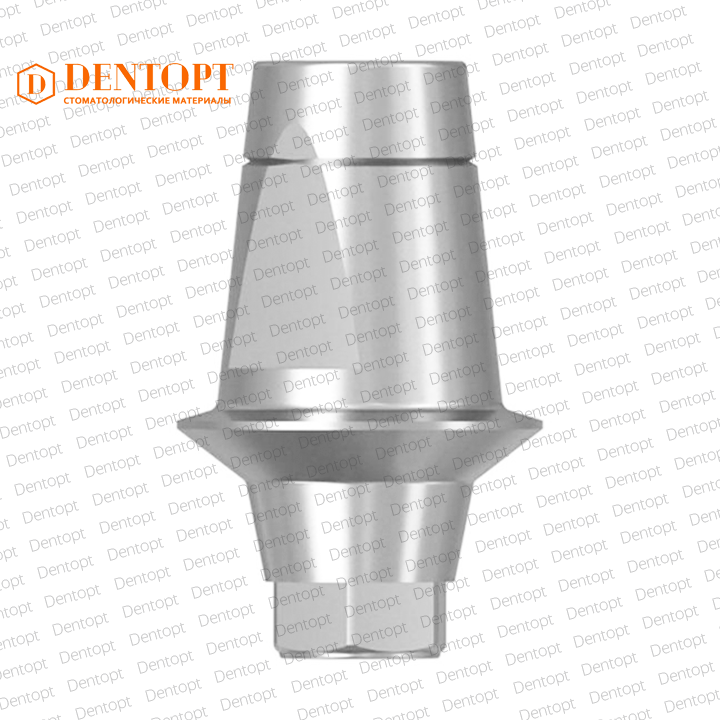Абатмент прямой, совместимый с Dentis Regular G/H= 1.0, одиночка