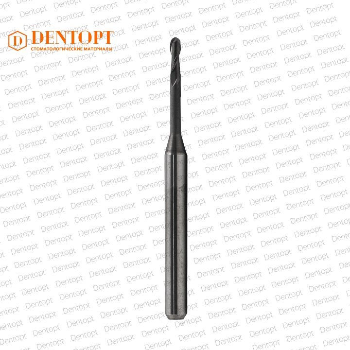 Зуботехническая фреза D=2.0 mm (shank 4 mm - 50 mm) DC по циркону для станков Roland
