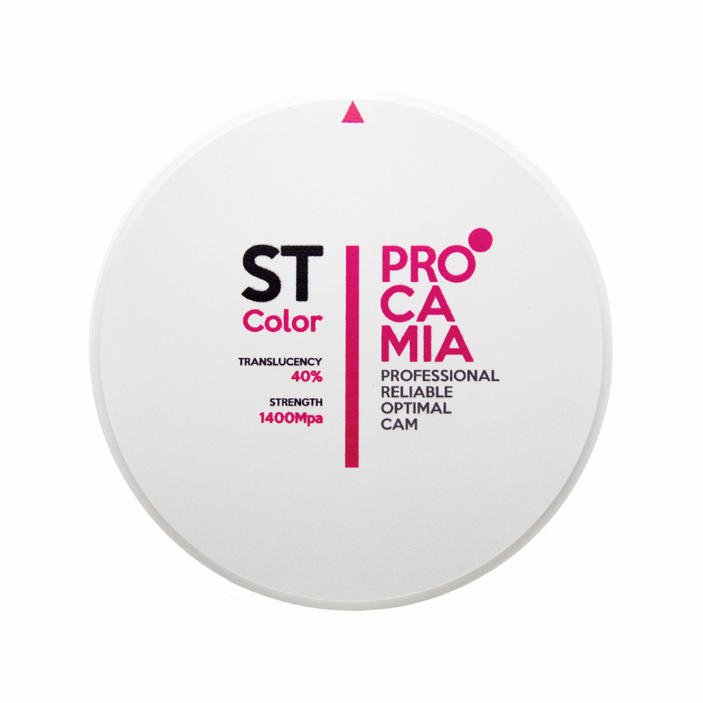 Циркониевый диск PROCAMIA ST Color, D=98 H=18, цвет B2