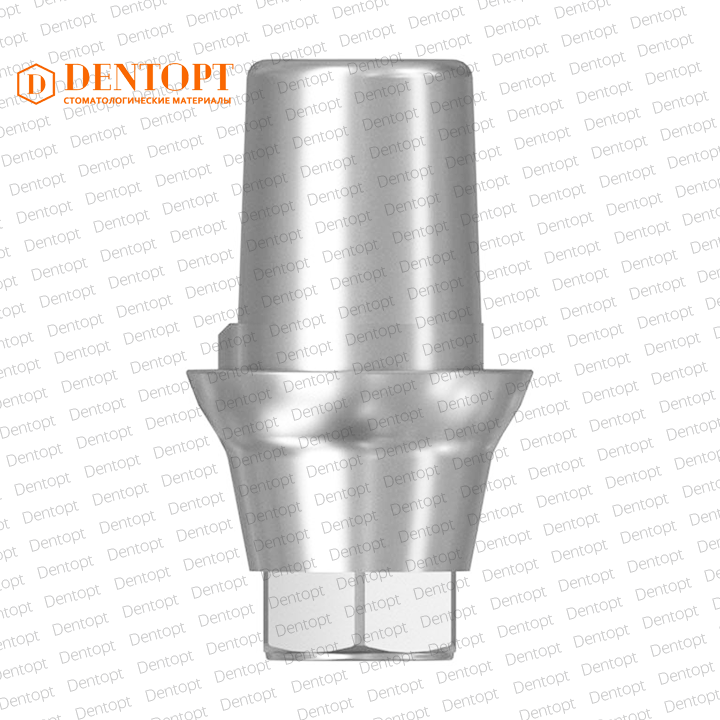 Титановое основание Flat, совместимое с Dentis Regular G/H=1.5, одиночка