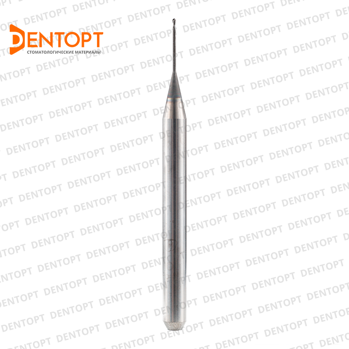 Зуботехническая фреза D=0.6 mm (shank 4 mm - 50 mm) DC по циркону для станков Roland