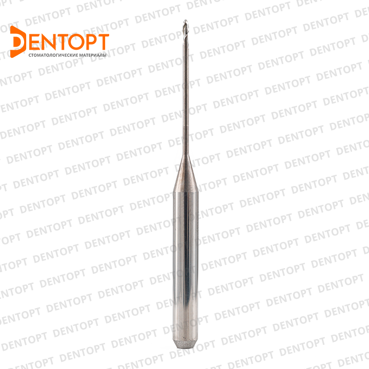 Зуботехническая фреза D=1.0 mm (shank 20 mm) по ПММА для станков Roland