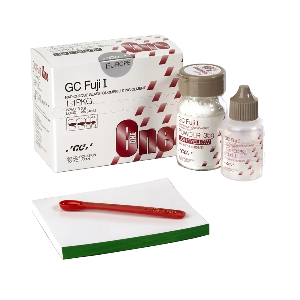 Fuji I (1-1 PKG) | Фуджи 1, стеклоиономерный цемент, цвет светло-жёлтый