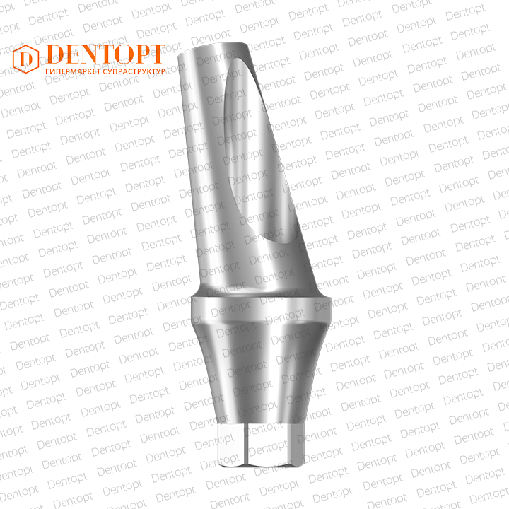 Абатмент угловой, совместимый с Osstem TS Regular G/H=3.0 Угол=15°, одиночка