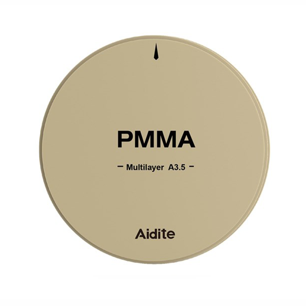 ПММА диск Aidite многослойный, D=98 H=14, цвет A3.5