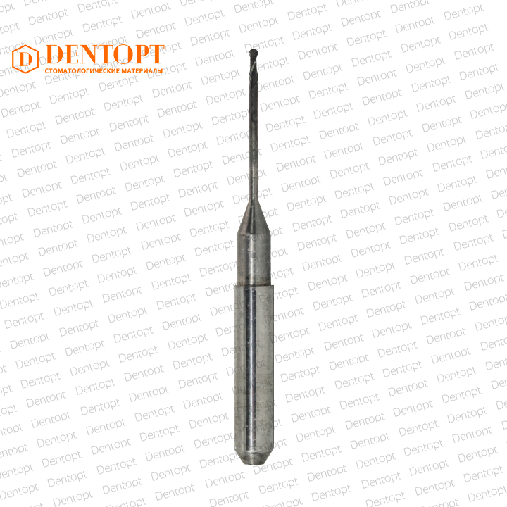 Зуботехническая фреза D=1.0 mm (shank 4 mm - 42 mm) по циркону для станков Zeus