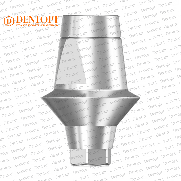 Абатмент прямой, совместимый с Dentis Regular D=6.5, G/H= 2.0, одиночка