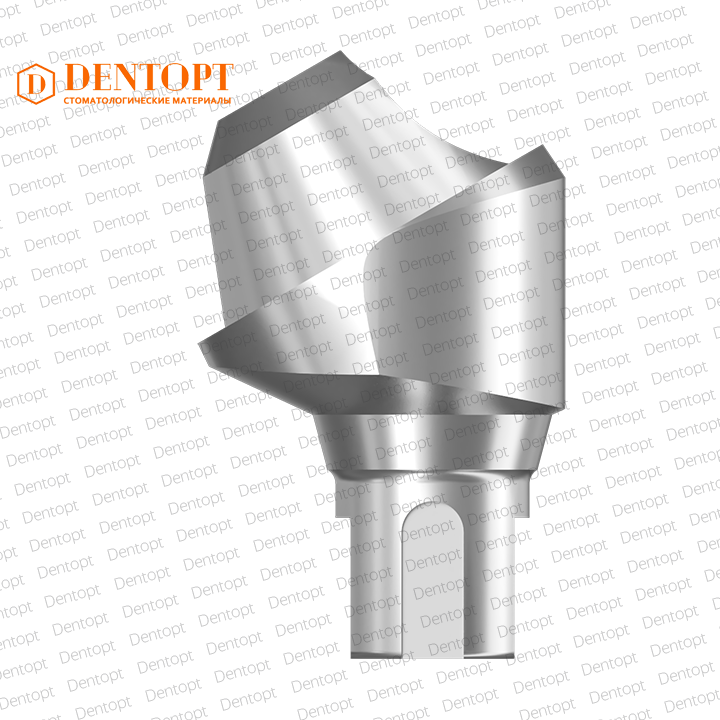 Абатмент угловой мультиюнит, совместимый с Straumann Bone Level Multi-Unit NC, G/H=3.5, угол=30°